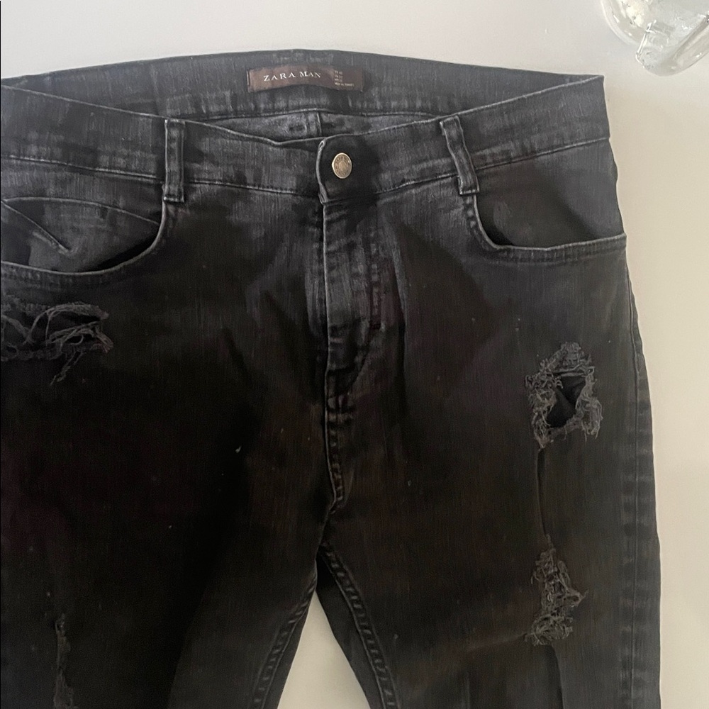 Zara Man Charcoal Jeans